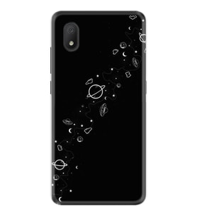Tcl L7 Uyumlu Kılıf Excode Silikon Desen Özel Seri Planet 1620