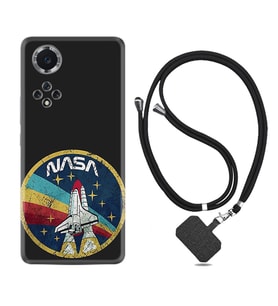 Huawei Nova Y70 Y90 Nova 9 SE  Kılıf Boyun Askılı Silikon Nasa 1326