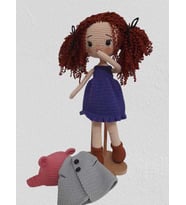 Mona Bebek Amigurumi Organik Oyuncak