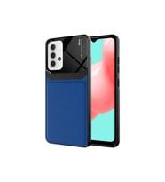 Samsung Galaxy A32 4G Uyumlu Kılıf Zore Emiks Kapak (Lacivert)