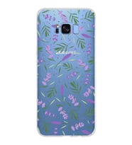 PrintiFy Samsung Galaxy S8 Plus ile Uyumlu 1mm Slim Fit Water Color 3 Baskılı Şeffaf  Kılıf