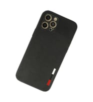 Newface iPhone 12 Pro Kılıf Loop Deri Silikon - Siyah