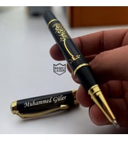 Kişiye Özel Lüks Besmele Temalı Metal Roller İmza Kalemi