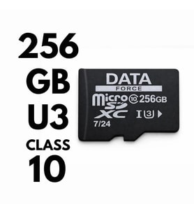 DATAFORCE 256GB U3 HAFIZA KARTI 7/24