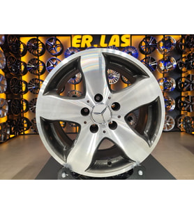 4 Adet MERCEDES ORIJINAL 7.5*16 5*112 ET35 66.6 GUN MACK JANT REVİZE EDİLMİŞ (Takım)