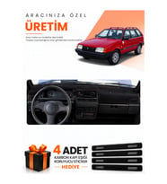 LADA SAMARA ENJEKSİYONLU (1990-2004) Uyumlu Torpido Koruma Örtüsü Oto Kılıfı - Siyah