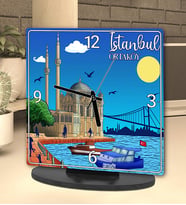 Ortaköy Tasarımlı Masa Saati