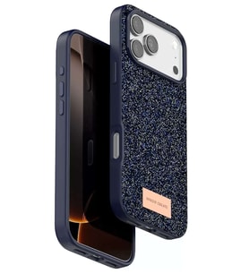 Onegif iPhone 17 Pro Max Bright Simli Kapak - Mavi
