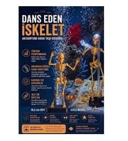 3D Baskı Gold Dans Eden İskelet Akvaryum Hava Taşı 18,5 cm