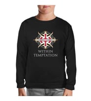 Within Temptation - Logo Siyah Çocuk Sweatshirt