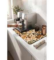 Valerine Life Kahve Espresso Makinesi Matı 35x45cm Çaycı Pad Su Geçirmez Coffee Gazette