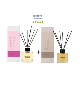 İpeksi Soft Place + Toprak Mystiq Place Dekoratif Ortam Kokusu 120 ml - Bambu Çubuklu (Standart)