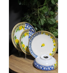 Lemon Platın- 24 Parça Yemek Takımı