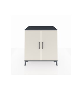 Kronos Şifonyer 2 Raflı 2 Kapaklı 88x59x96 Antrasit-Aytaşı