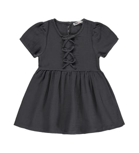 Civil Girls Fiyonklu 2-5 Yaş Elbise - Gri