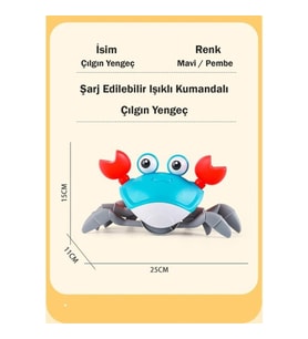 6721E ŞARJLI KUMANDALI YENGEÇ