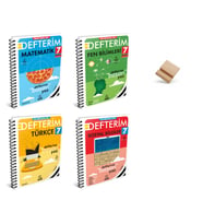 Arı 7. Sınıf 2027 Maarif Defterim Serisi Matematik Fen Türkçe Sosyal Tüm Dersler Set 4lü + Telefon Standı