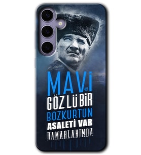 Galaxy S24 Plus Kılıf HD Desen Baskılı Kılıf - Bozkurt Atatürk