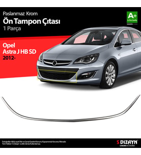 Opel Astra J Krom Ön Tampon Çıtası 2012-2020