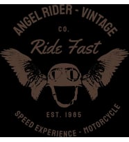 Angel Rider St?cker 10x10 cmRenkli Sticker