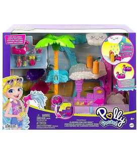 Polly Pocket Flamingo Araba Su Eğlencesi Seti