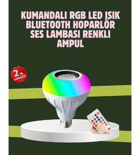 Hoparlörlü Led Ampul – Ev Ofis İçin Akıllı Aydınlatma Çözümü