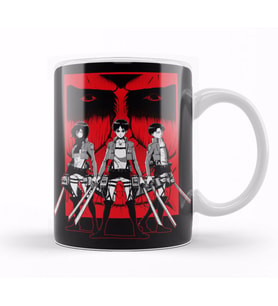 Attack On Titan The Survey Corps Kupa Bardak Porselen