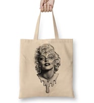 Marilyn Monroe 01 Bez Çanta Uzun Saplı