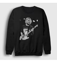 Presmono Unisex Beyaz Emmanuelle Proulx Man I Trust Sweatshirt 537478tt (Siyah)