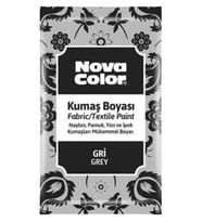 Nova Color Toz Kumaş Boyası Gri - 2 adet