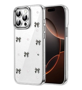 Newface Apple iPhone 14 Pro Max Fiyonk Desenli Kapak - Desen 8