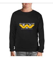 Alien - W Better Siyah Çocuk Sweatshirt
