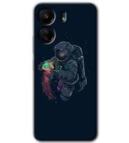 Xiaomi Redmi 13C Kılıf HD Desen Baskılı Kılıf - Astronot Kıyafeti