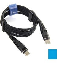 Lexroo Type-C To Type-C PD 5A 32W Örgülü Hızlı Şarj ve Data Kablosu 1 Metre