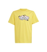 adidas Tee Çocuk Günlük Tişört IR9777 Sarı