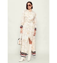 Guess Amanda Gömlek Yaka Kadın Çok Renkli Elbise 6RGK337439A-PM6Z
