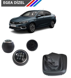 Fiat Egea Dizel Motor 6 İleri Vites Topuzu ve Vites Körüğü Set