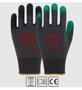 Mey İthalat® Beybi PL17 Flex Likralı İpten Örme Lateks Eldiven NO:9
