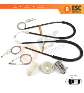 Ford Focus MK1 1998-2007 2/3 Kapı HB Coupe 1331618 İçin Elektrikli Sağ Kapı Cam Kriko Tamir Seti