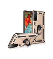 Samsung Galaxy S21 FE Uyumlu Kılıf Zore Vega Kapak (Gold)