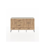 Arges Konsol 4 Raflı 5 Çekmeceli 3 Kapaklı 176x30x99 Aytaşı-Çam