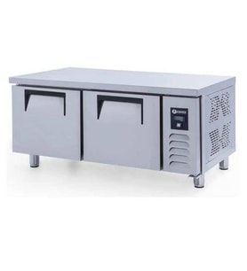 Iceinox Pişirici Altı Buzdolabı 190 Lt 2 Kapılı Kısa (Gri)
