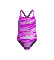 Speedo Hyperboom Alv Mdlt Jf Pink Kız Çocuk Mayosu 8-00372818627 Pembe
