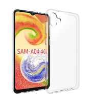 Galaxy A04 Kılıf Zore Şeffaf İnce ve Esnek Süper Silikon Kılıf  (Renksiz)