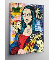 Kanvas Tablo Pop Art Mona Lisa
