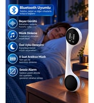 Sessiz Alarm Özellikli Bluetooth Hoparlör Yastık Altı Uyku Cihazı Doğal Ses Ve 8 Saat Kesintisiz Müz