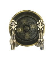 FKN İkili Hamam Taslı Antik Osmanlı Musluk (Antik Altın)