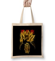 Goku The Saiyan 01 Bez Çanta Uzun Saplı