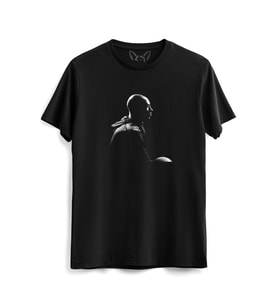 Kobe Bryant Tasarımlı Resimli Baskılı Siyah Tshirt 