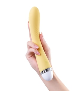 ETSMagaza Flovetta Calla Vibratörü, silikon, sarı, 22 cm